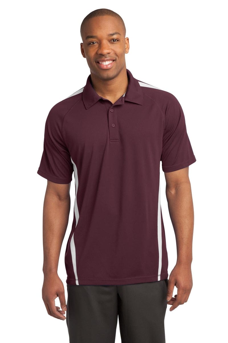Sport-Tek ST685 PosiCharge Micro-Mesh Colorblock Polo in 