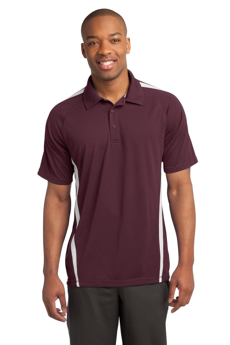 Sport-Tek ST685 PosiCharge Micro-Mesh Colorblock Polo in 