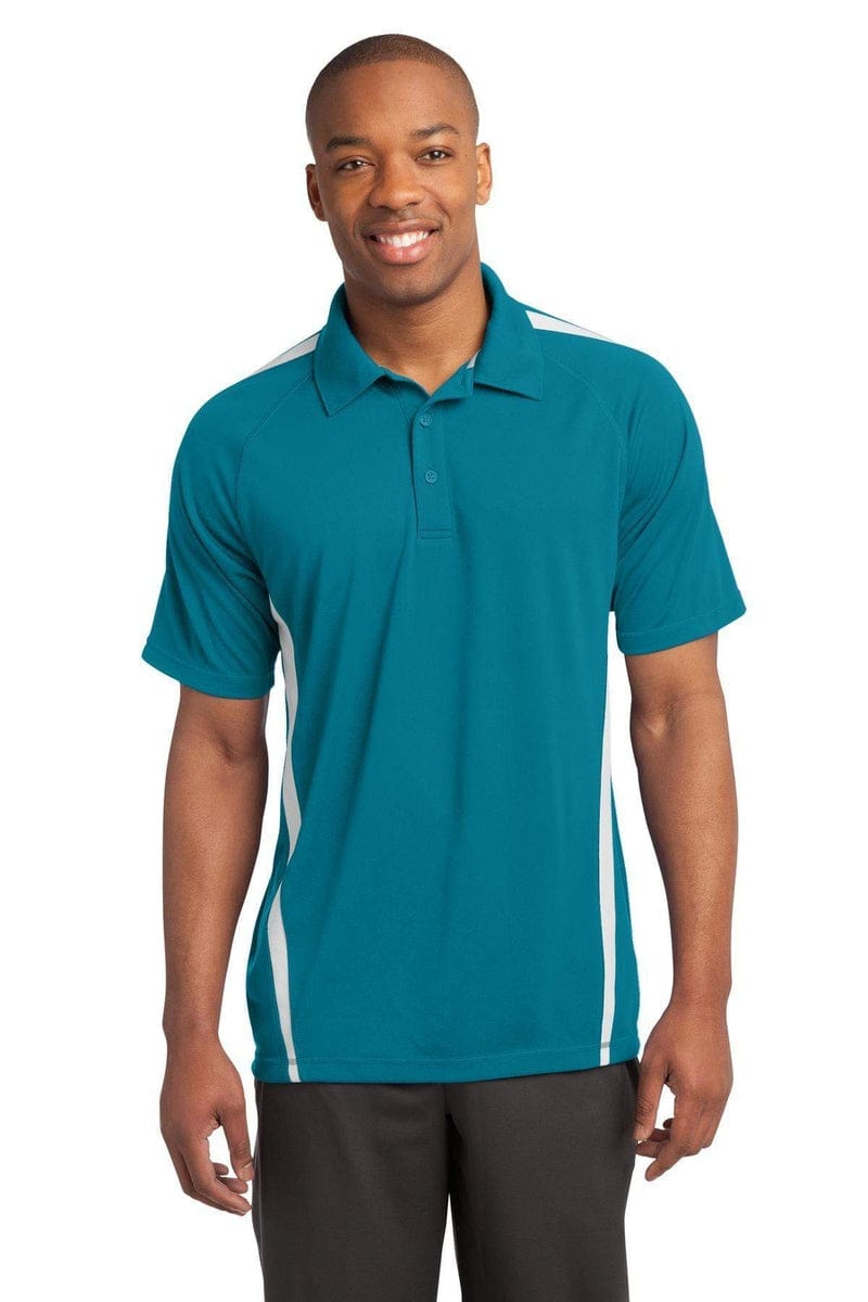Sport-Tek ST685 PosiCharge Micro-Mesh Colorblock Polo in 