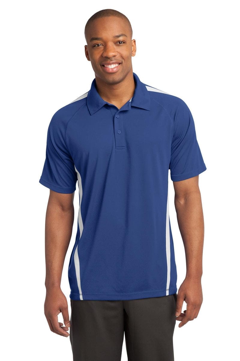 Sport-Tek ST685 PosiCharge Micro-Mesh Colorblock Polo in 