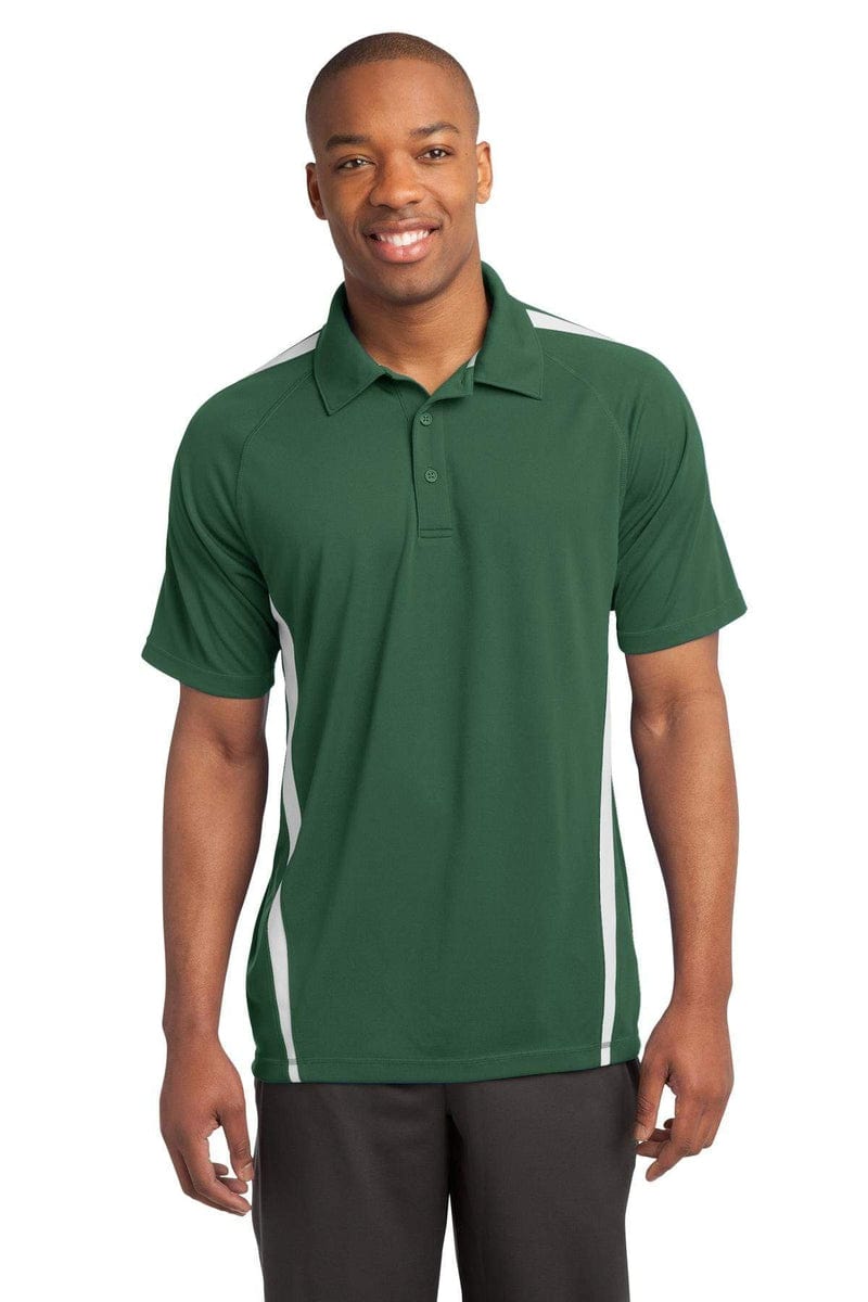 Sport-Tek ST685 PosiCharge Micro-Mesh Colorblock Polo in 