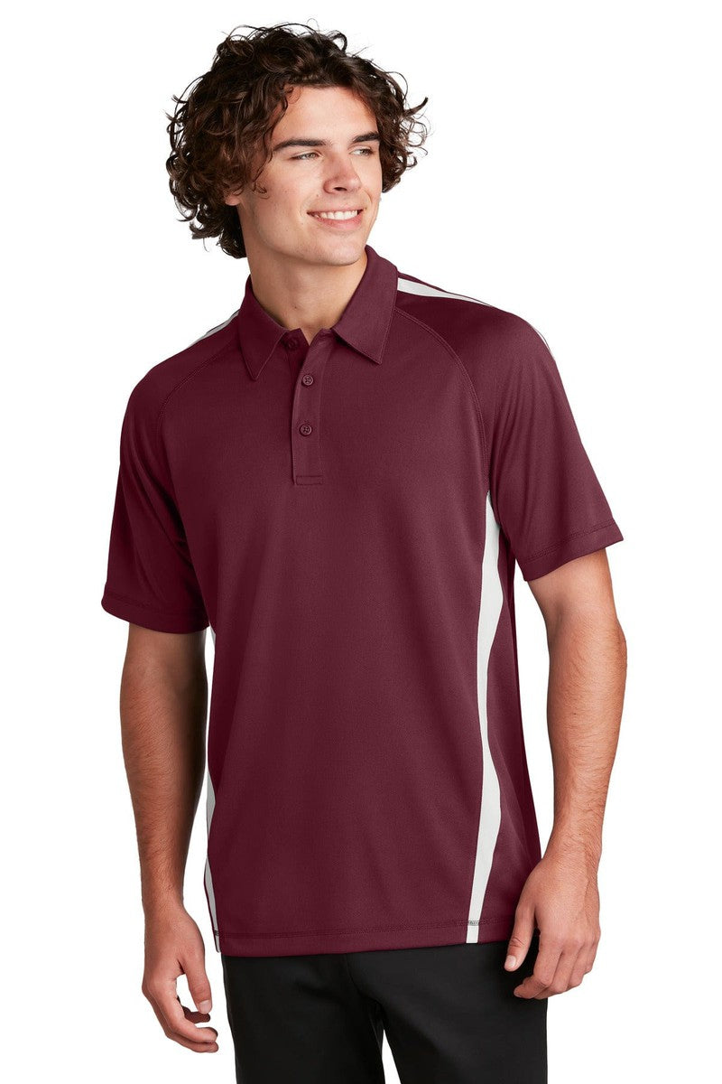 Sport-Tek ST685 PosiCharge Micro-Mesh Colorblock Polo in 