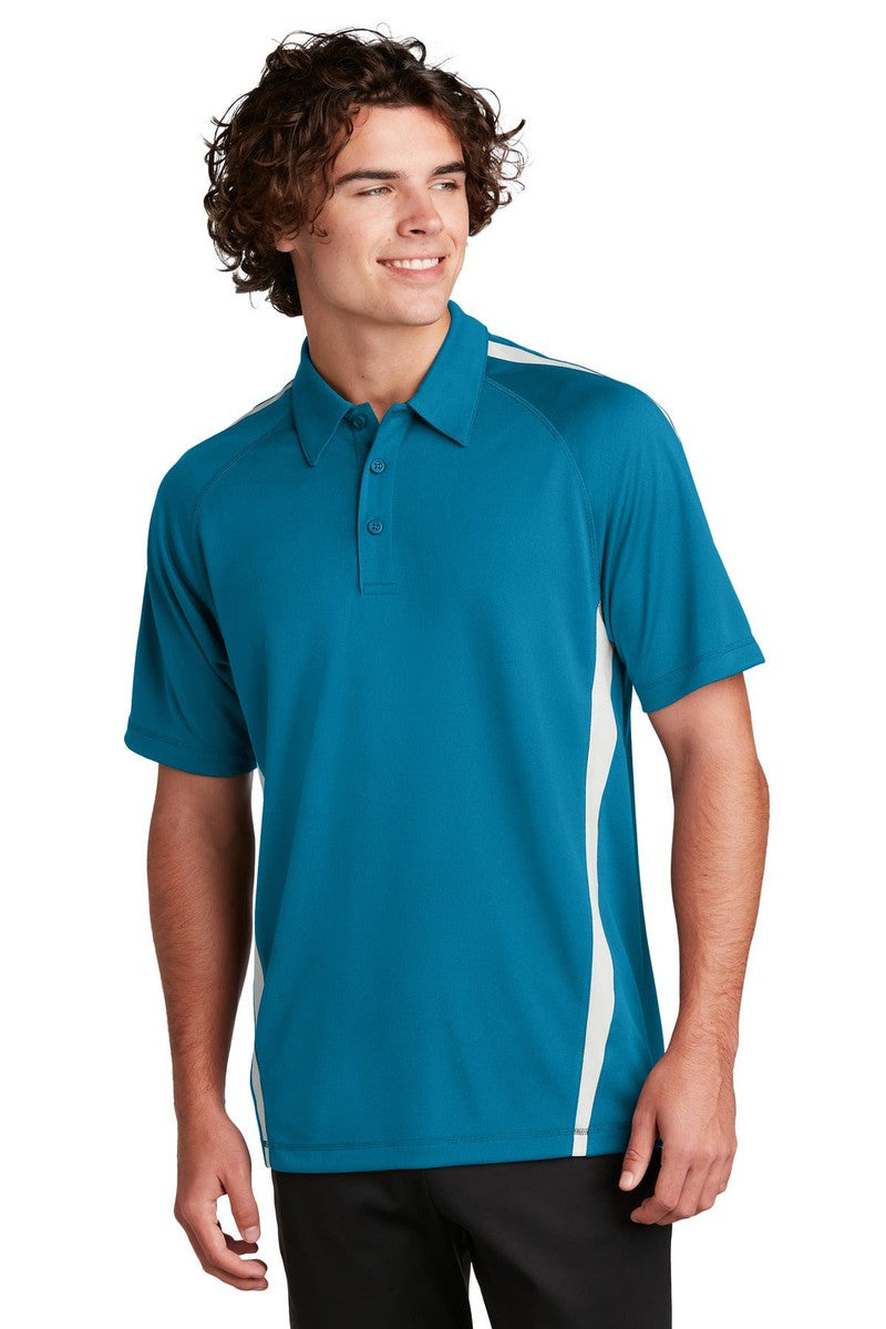 Sport-Tek ST685 PosiCharge Micro-Mesh Colorblock Polo in 