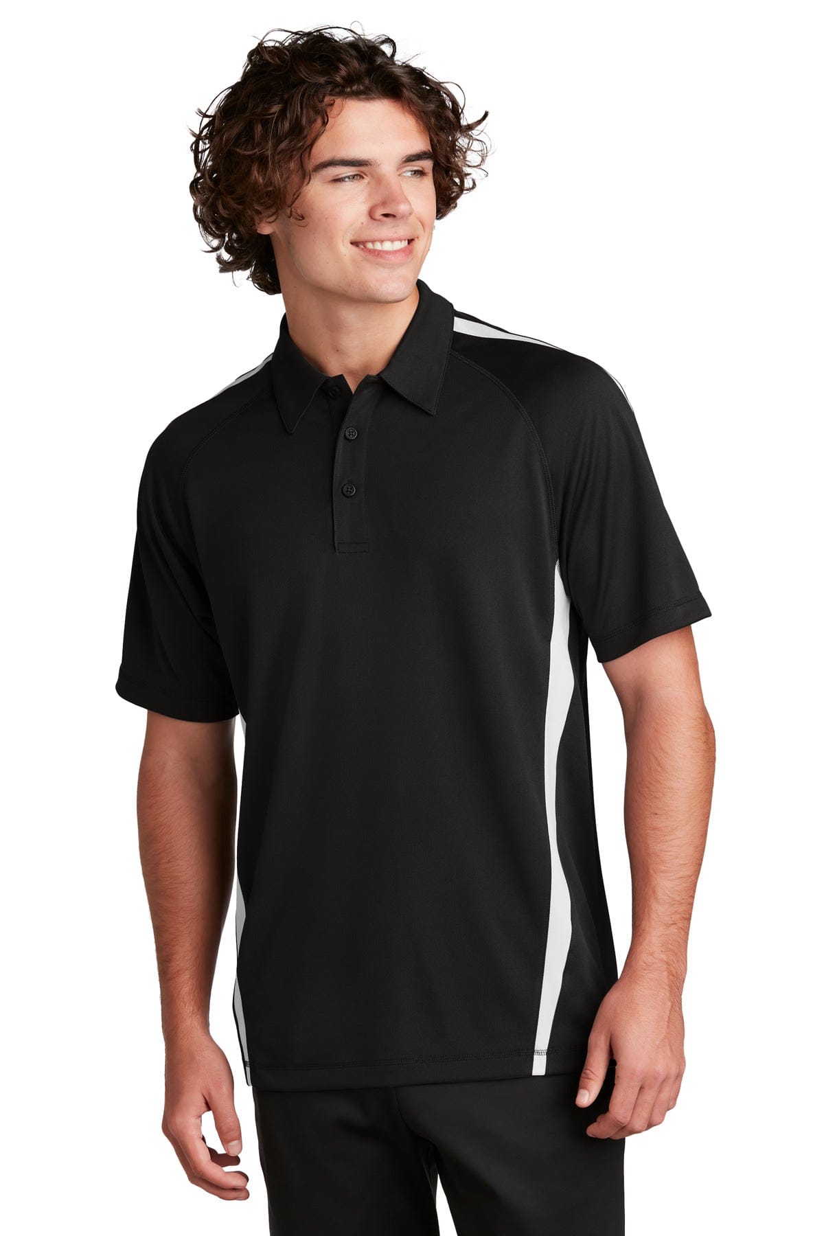 Sport-Tek Polos/Knits Sport-Tek ST685 PosiCharge Micro-Mesh Colorblock Polo