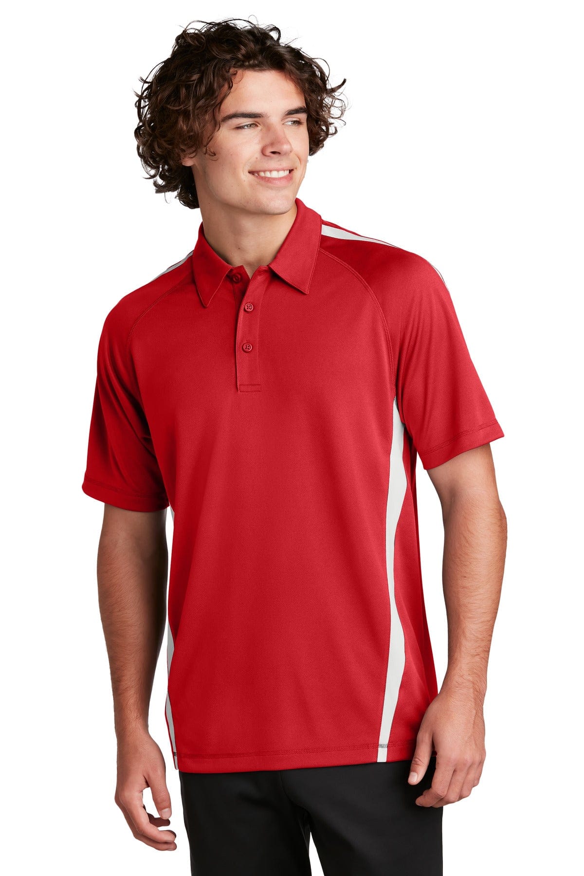 Sport-Tek Polos/Knits Sport-Tek ST685 PosiCharge Micro-Mesh Colorblock Polo
