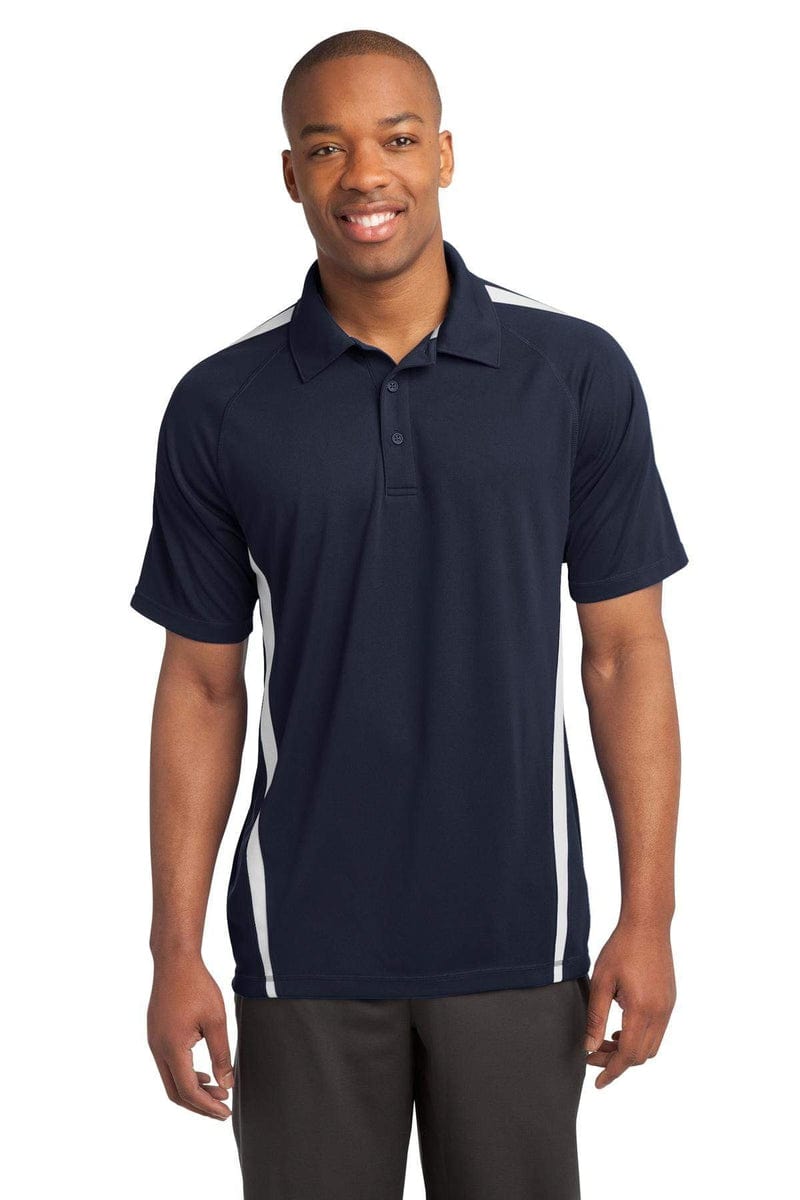 Sport-Tek ST685 PosiCharge Micro-Mesh Colorblock Polo in 