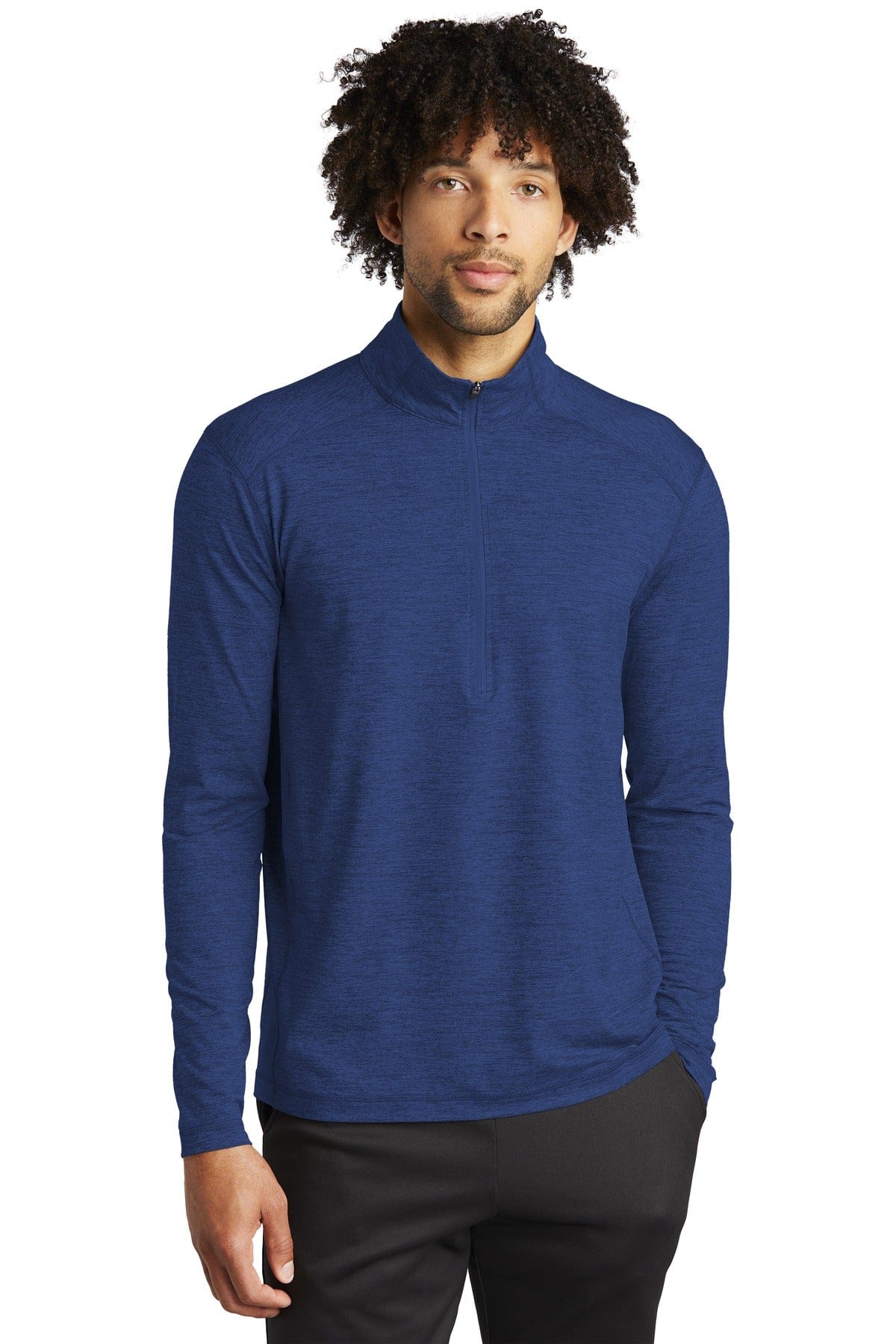 Sport-Tek ST711 Exchange 1.5 Long Sleeve 1/2-Zip in True Royal Heather