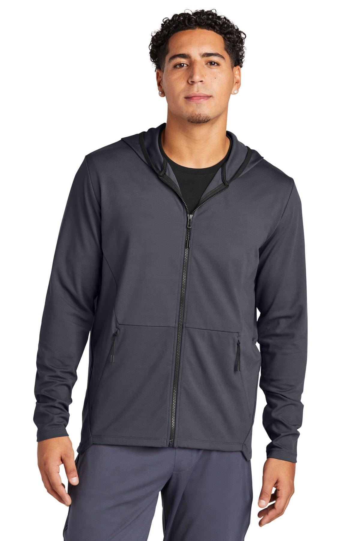 Sport-Tek ST870 Circuit Hooded Full-Zip in 