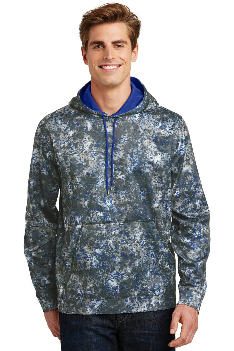Sport-Tek Sport-Wick Mineral Freeze Fleece Hooded Pullover. ST230 in 