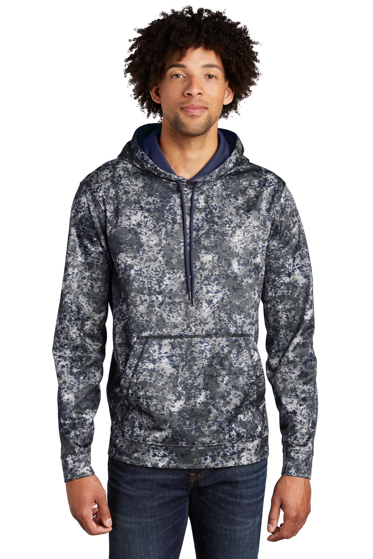 Sport-Tek Sport-Wick Mineral Freeze Fleece Hooded Pullover. ST230 in 
