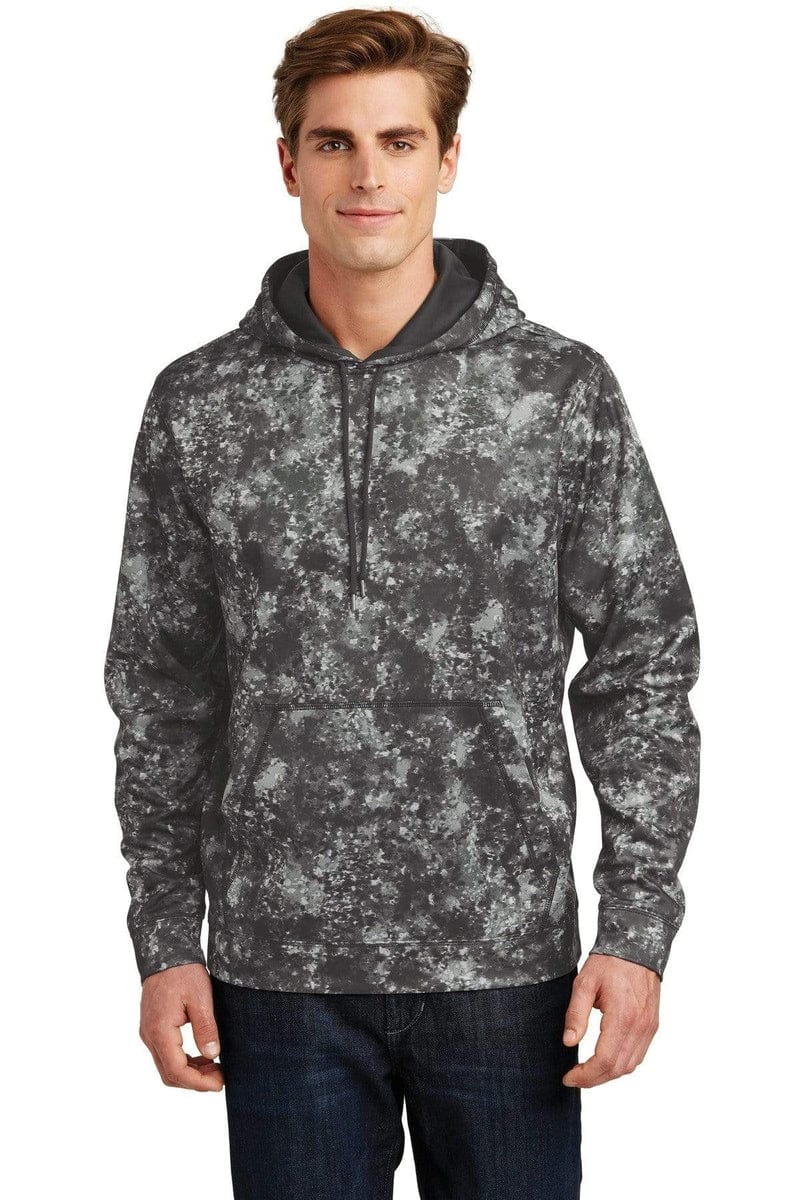 Sport-Tek Sport-Wick Mineral Freeze Fleece Hooded Pullover. ST230 in 