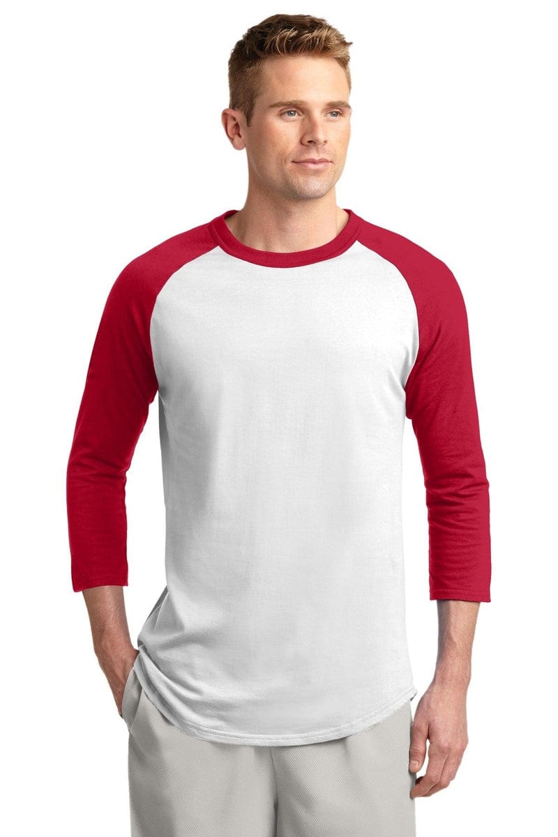 Sport-Tek T200 Colorblock Raglan Jersey in 