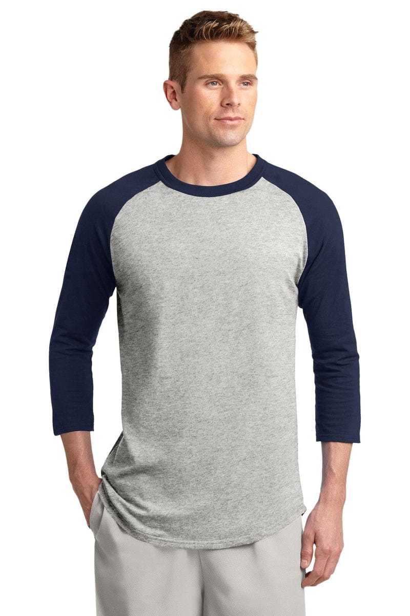 Sport-Tek T200 Colorblock Raglan Jersey in 