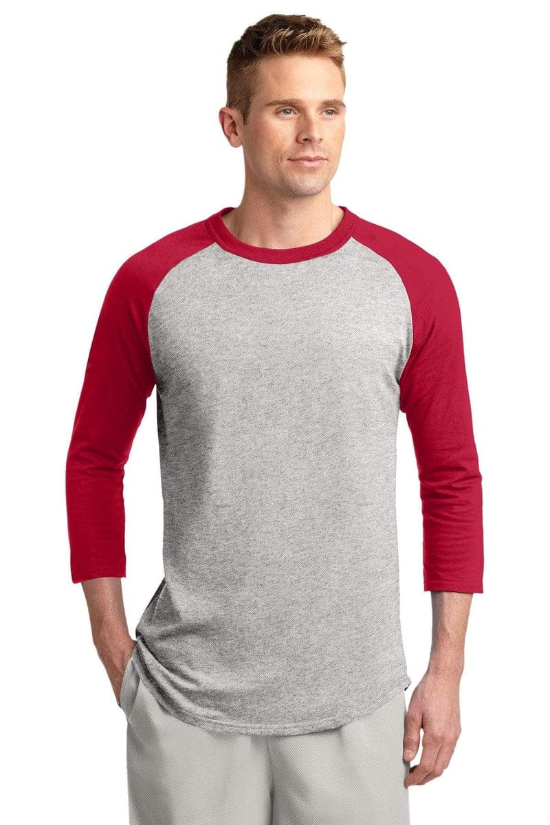 Sport-Tek T200 Colorblock Raglan Jersey in 