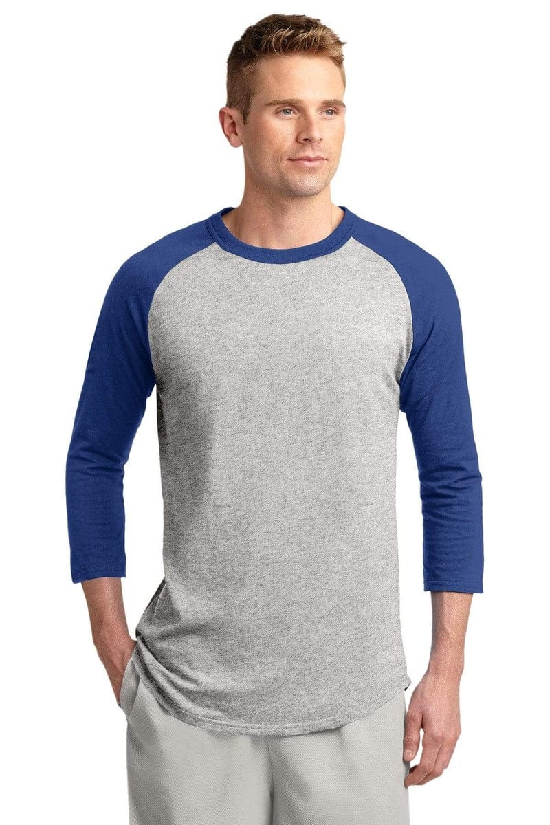 Sport-Tek T200 Colorblock Raglan Jersey in 