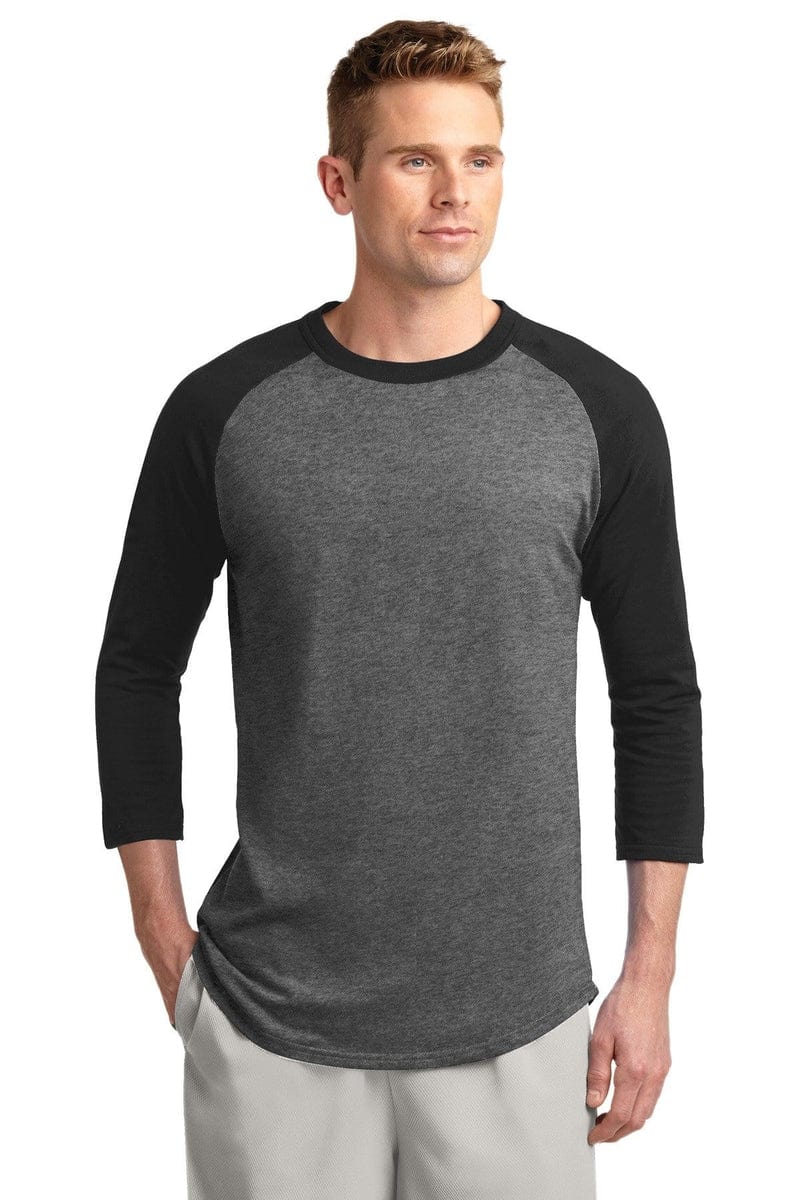 Sport-Tek T200 Colorblock Raglan Jersey in 