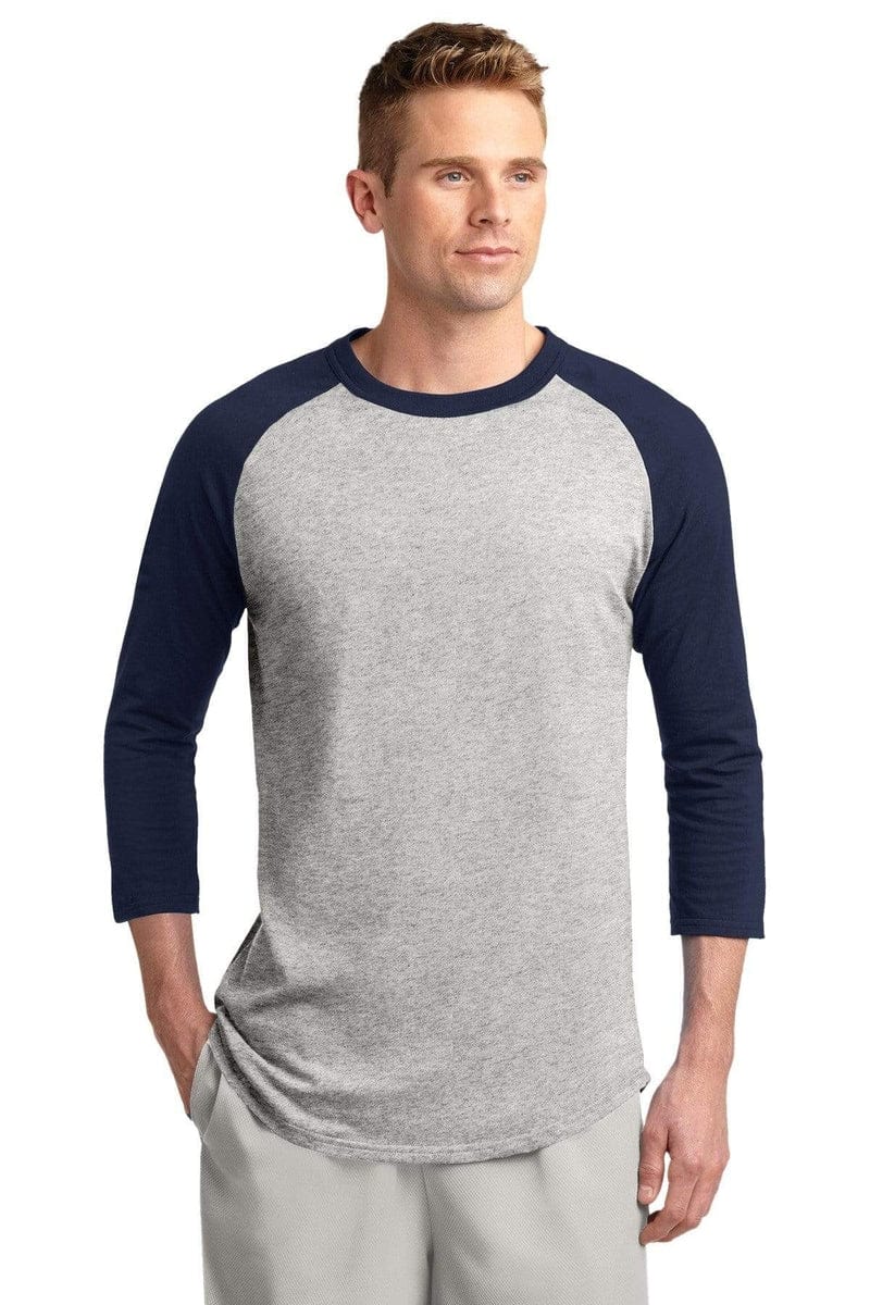 Sport-Tek T200 Colorblock Raglan Jersey in 