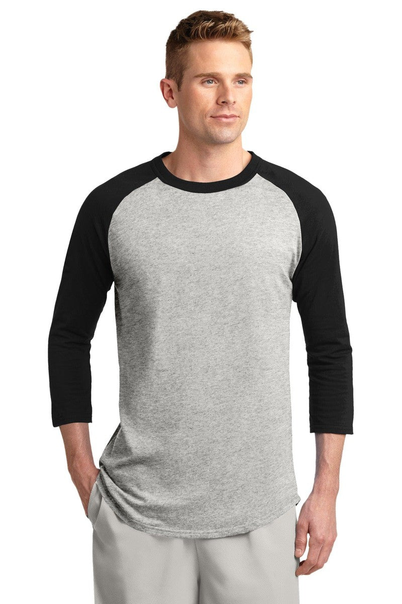 Sport-Tek T200 Colorblock Raglan Jersey in 