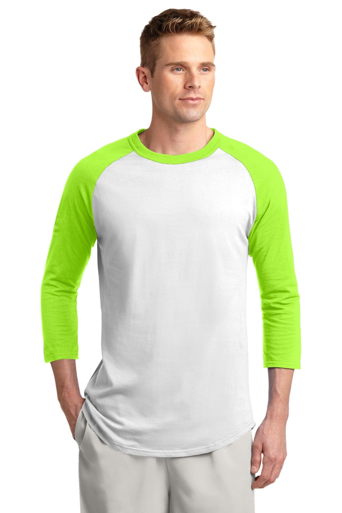 Sport-Tek T-Shirts Sport-Tek T200 Colorblock Raglan Jersey
