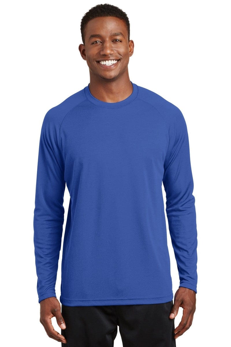 Sport-Tek T473LS Dry Zone Long Sleeve Raglan T-Shirt in 