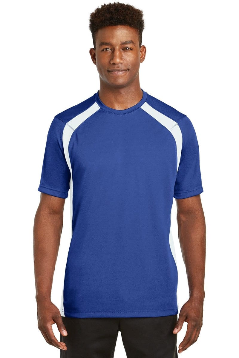 Sport-Tek T478 Dry Zone Colorblock Crew in 