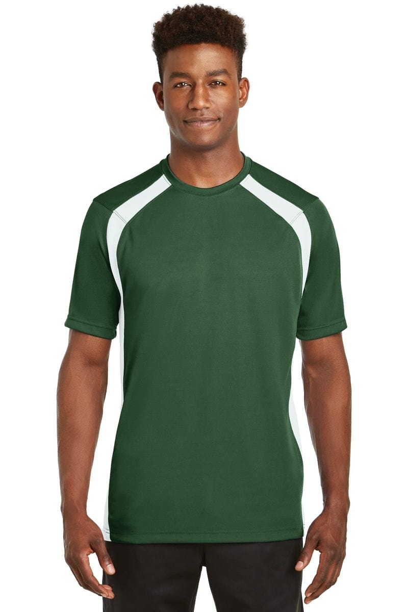 Sport-Tek T478 Dry Zone Colorblock Crew in 