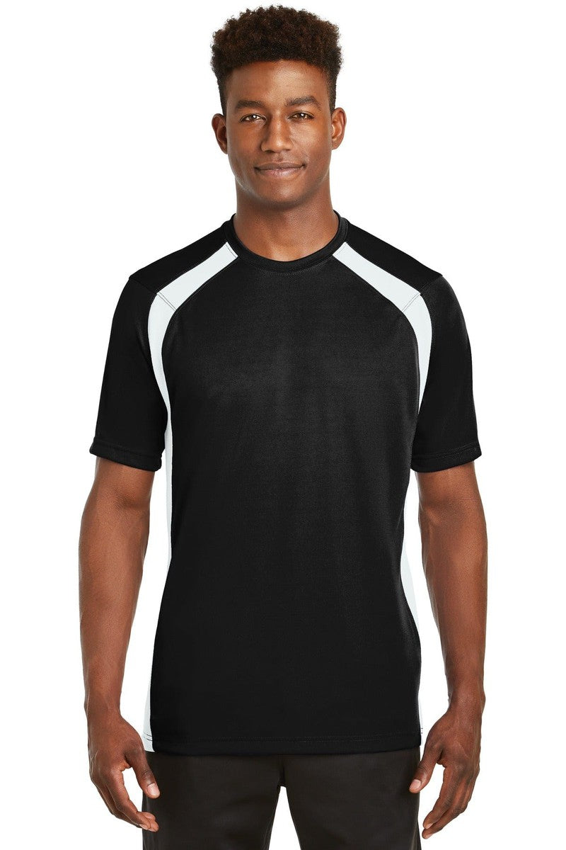 Sport-Tek T478 Dry Zone Colorblock Crew in 