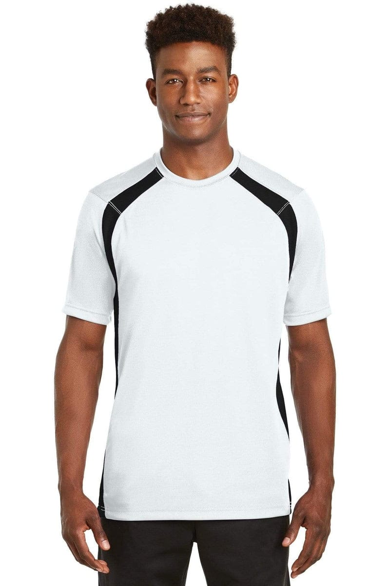 Sport-Tek T478 Dry Zone Colorblock Crew in 