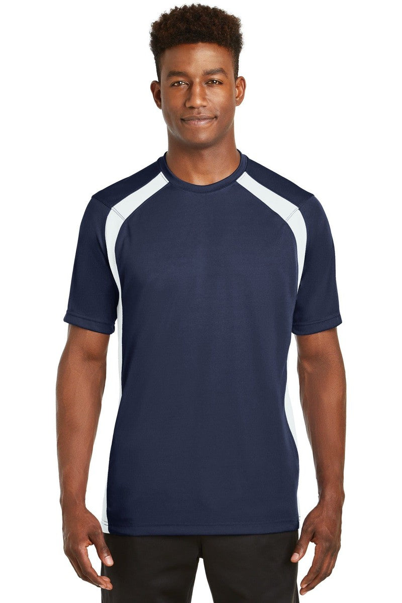 Sport-Tek T478 Dry Zone Colorblock Crew in 