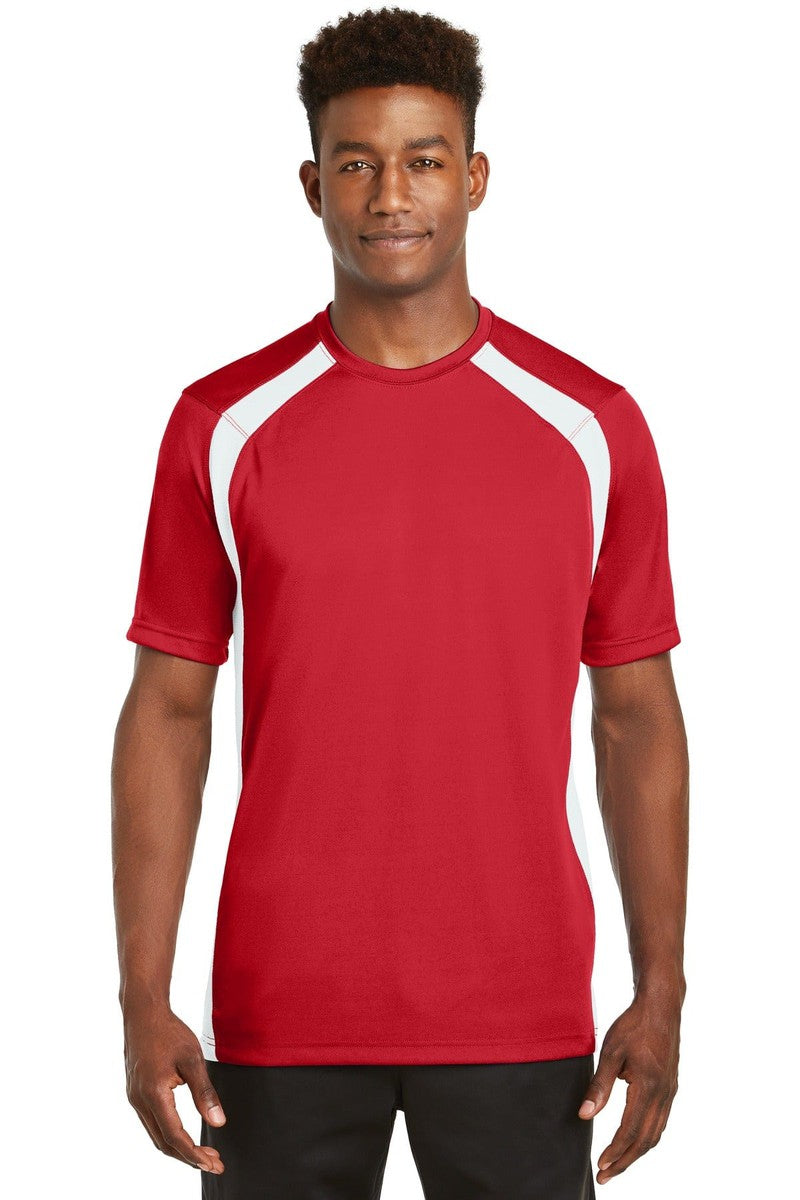 Sport-Tek T478 Dry Zone Colorblock Crew in 