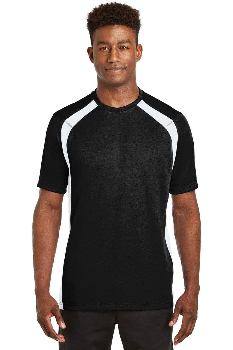Sport-Tek T478 Dry Zone Colorblock Crew in 