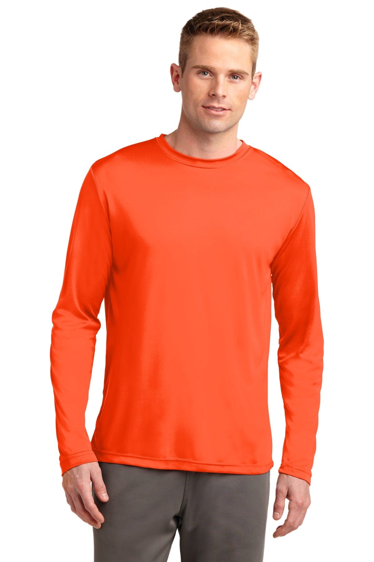 Sport-Tek TST350LS Long-Sleeve Men's Tee in 