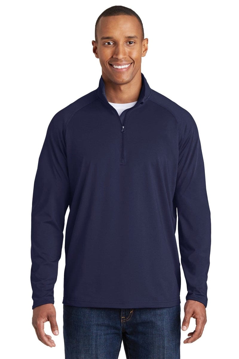Sport-Tek TST850 Tall Sport-Wick Stretch 1/2-Zip Pullover in 