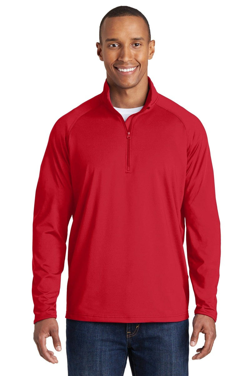 Sport-Tek TST850 Tall Sport-Wick Stretch 1/2-Zip Pullover in 