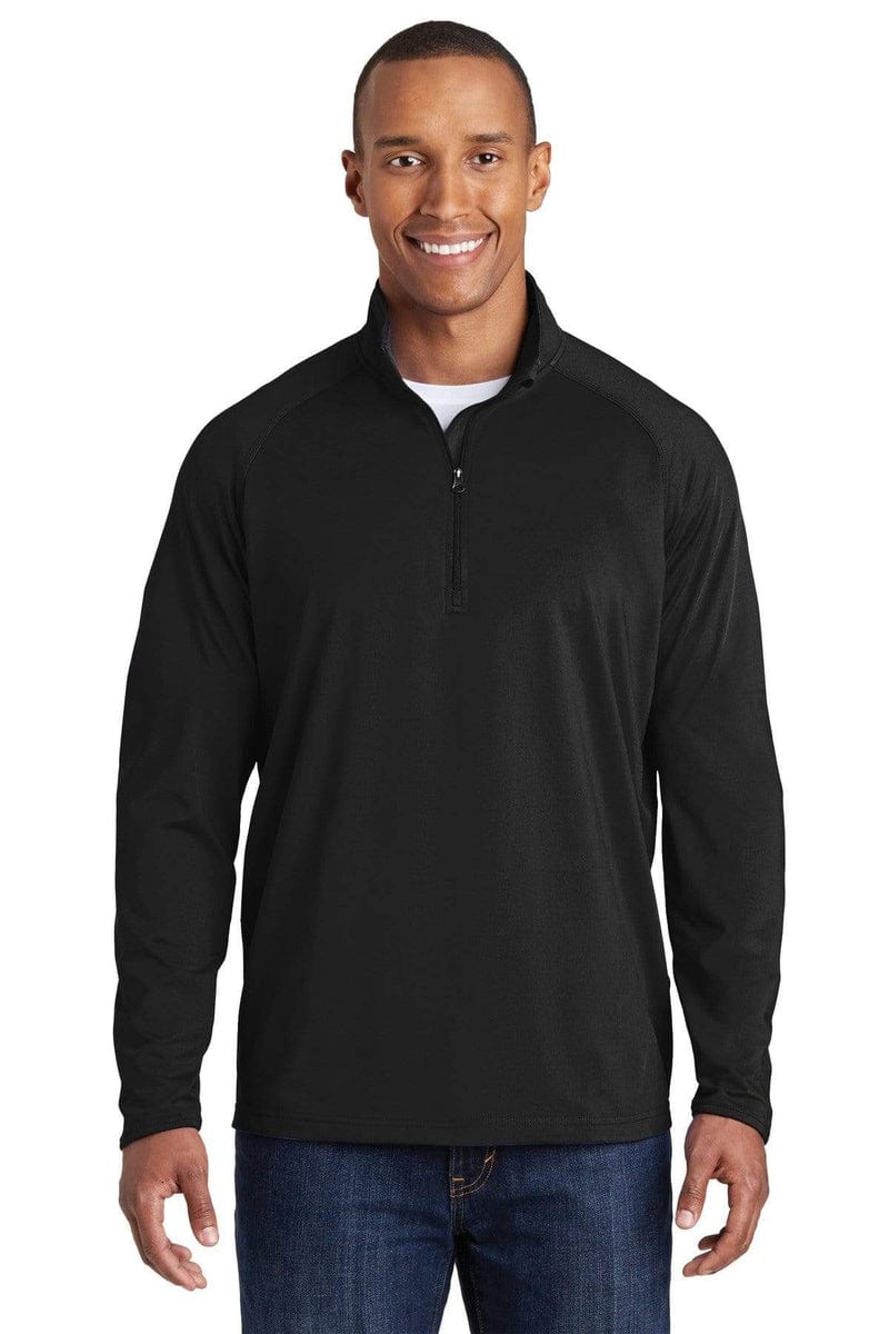 Sport-Tek TST850 Tall Sport-Wick Stretch 1/2-Zip Pullover in 