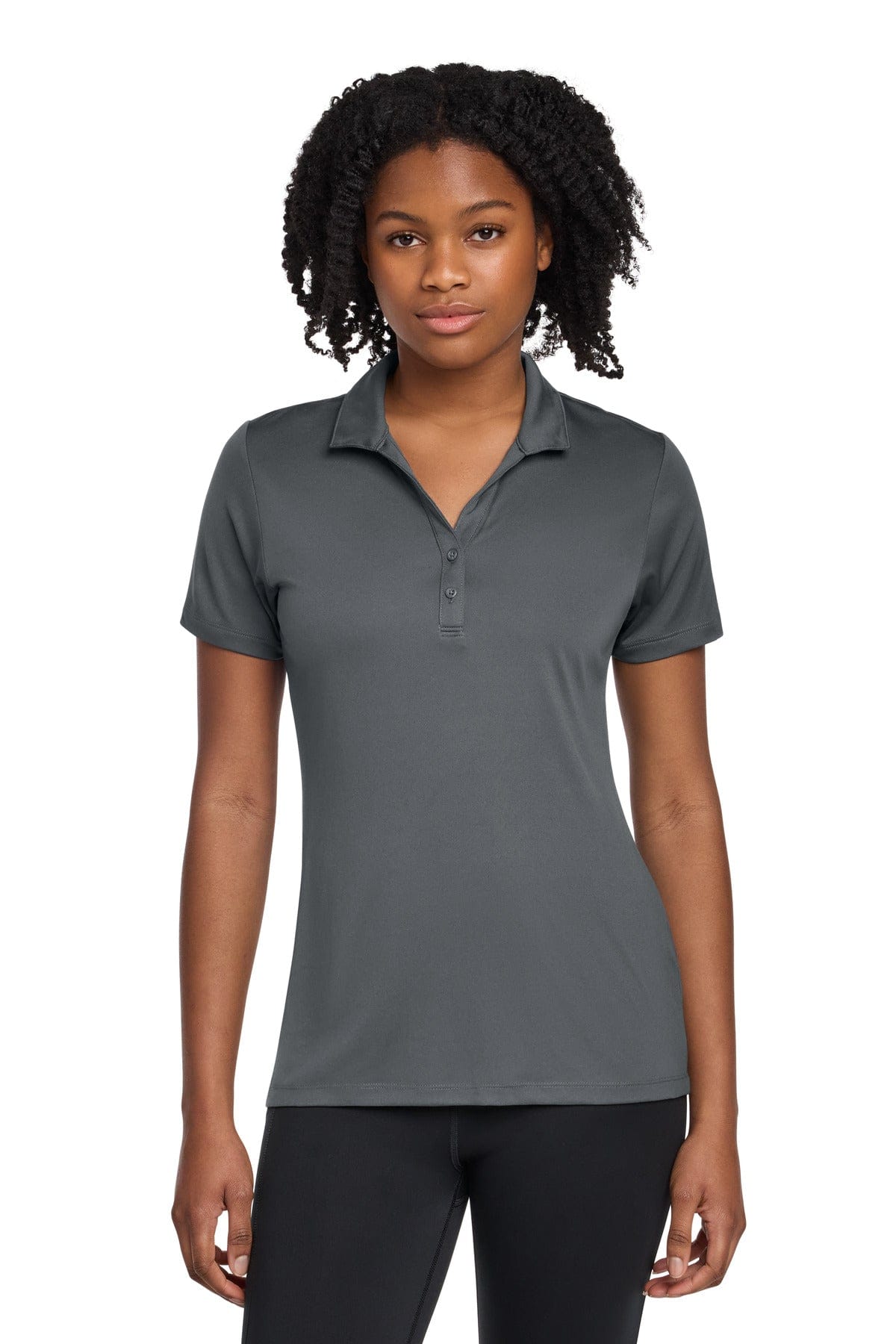 Sport-Tek ® Women's PosiCharge ® Re-Compete Polo LST725 in Iron Grey