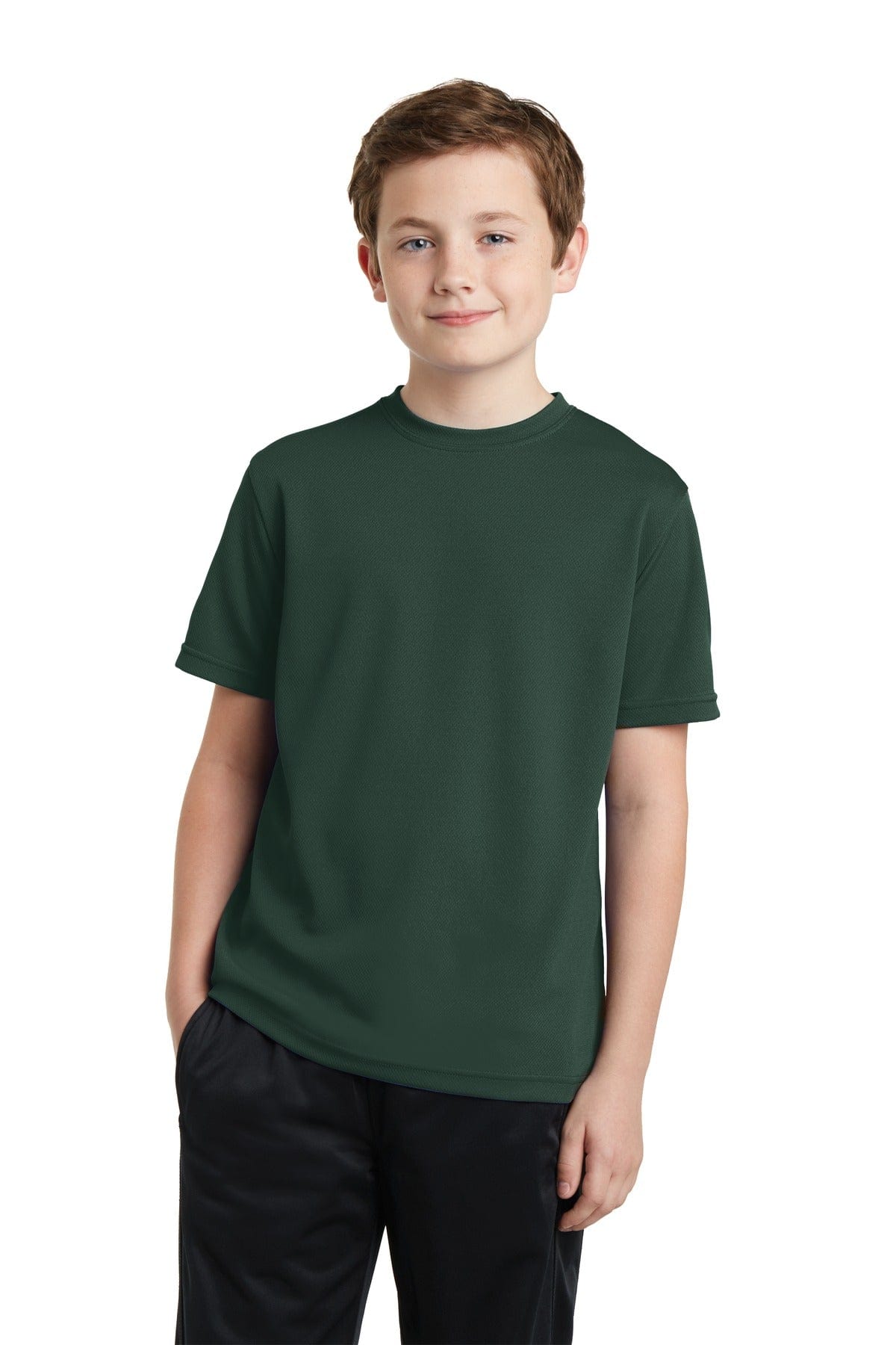 Sport-Tek YST340 Youth PosiCharge RacerMesh Tee in 