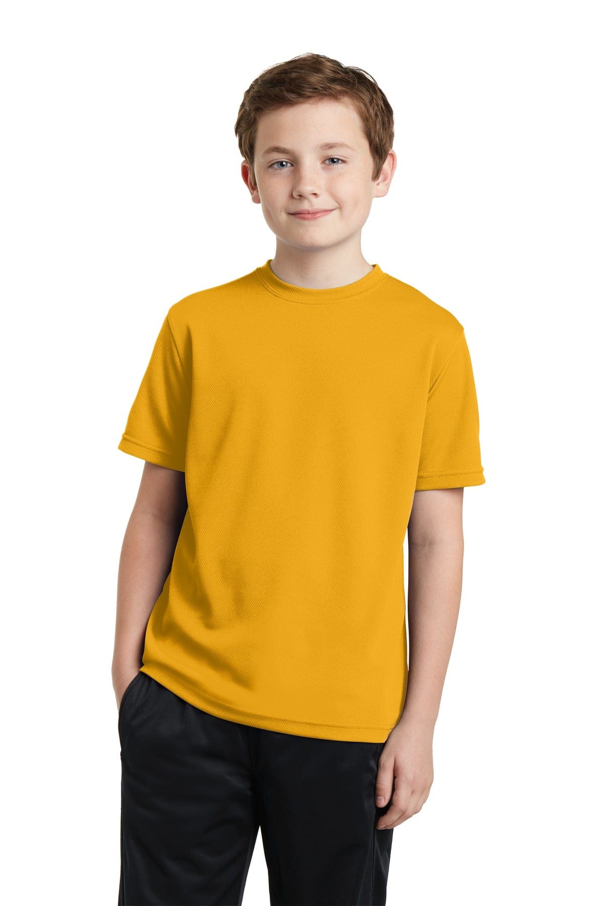 Sport-Tek YST340 Youth PosiCharge RacerMesh Tee in 
