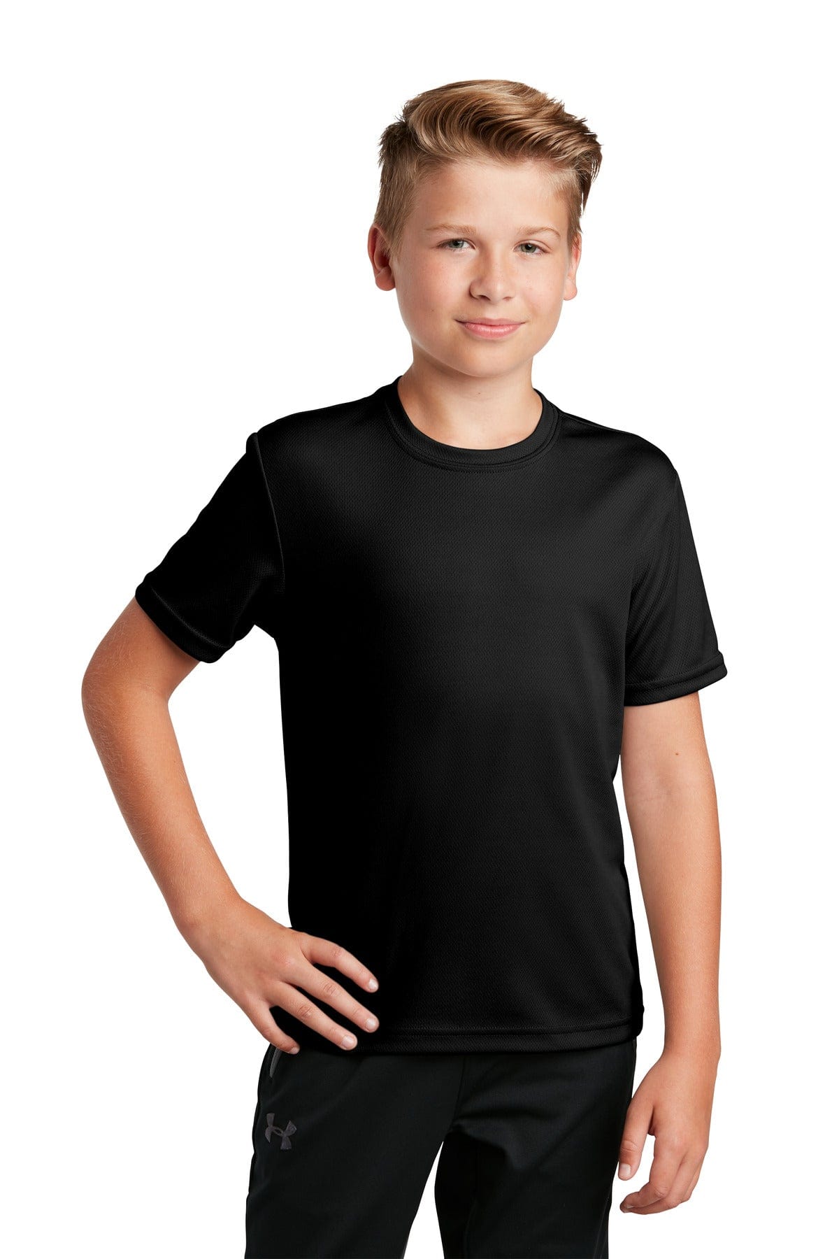 Sport-Tek YST340 Youth PosiCharge RacerMesh Tee in 