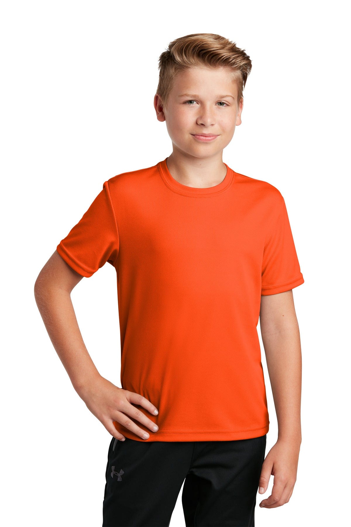 Sport-Tek YST340 Youth PosiCharge RacerMesh Tee in 