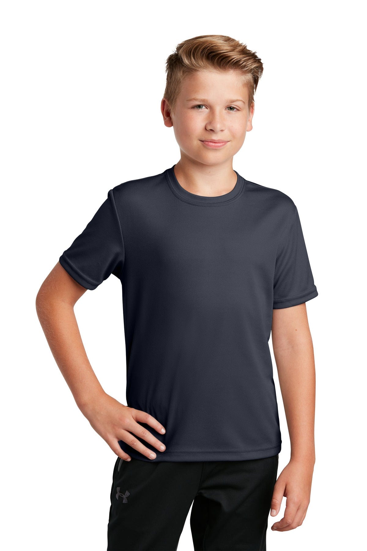 Sport-Tek YST340 Youth PosiCharge RacerMesh Tee in 