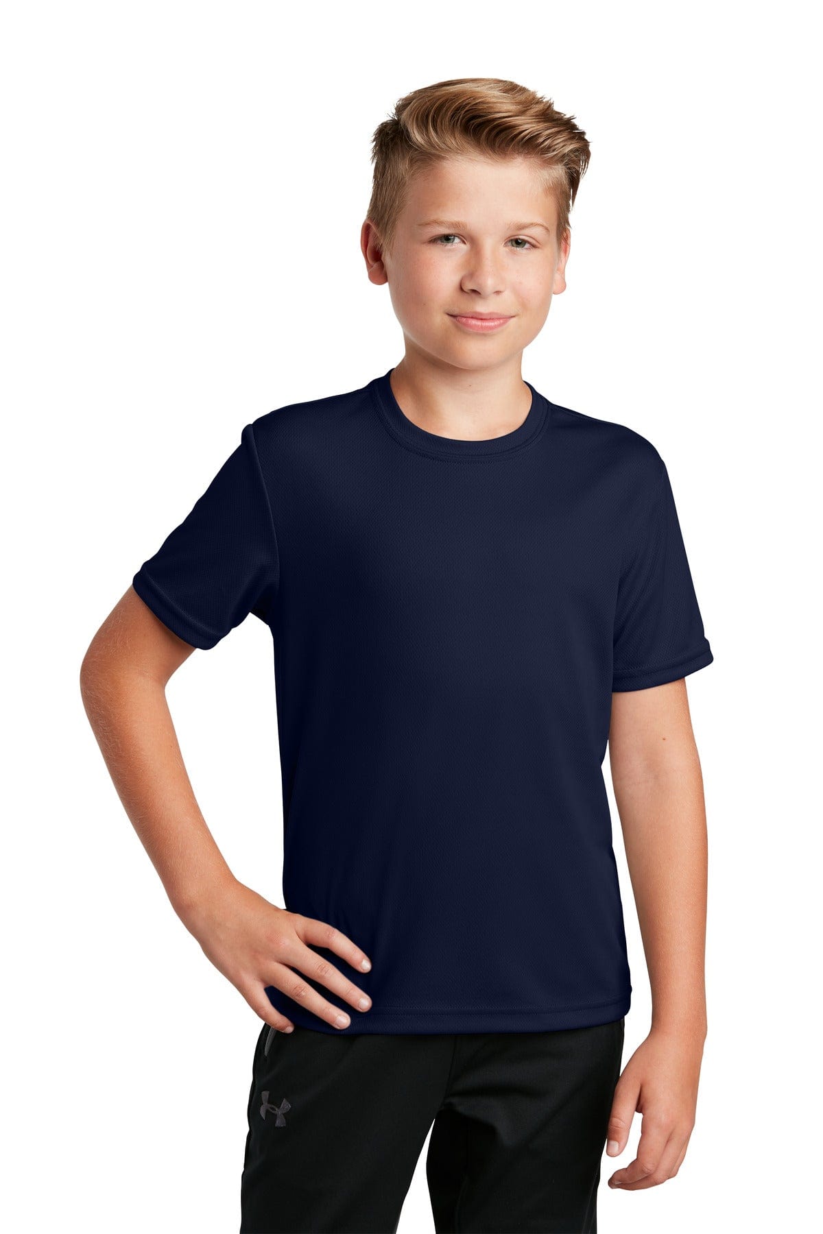 Sport-Tek YST340 Youth PosiCharge RacerMesh Tee in 