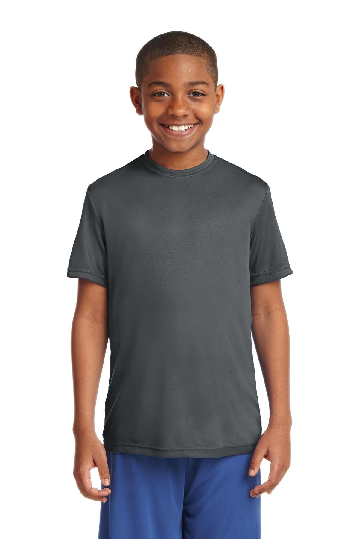 Sport-Tek YST350 Youth PosiCharge Competitor Tee. in Iron Grey