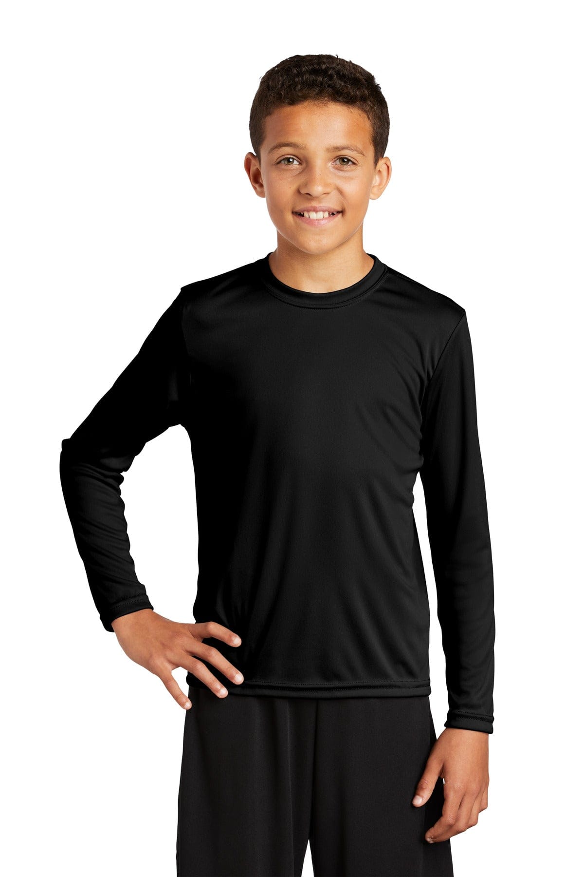 Sport-Tek YST350LS Youth Long Sleeve PosiCharge Competitor Tee in 