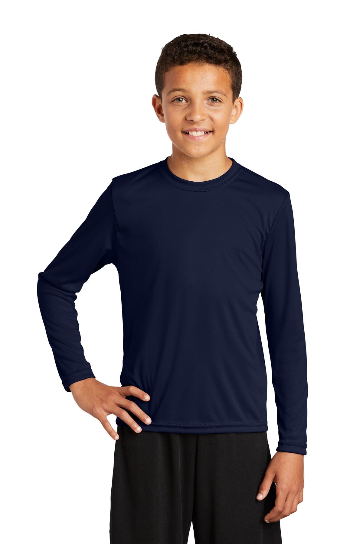 Sport-Tek YST350LS Youth Long Sleeve PosiCharge Competitor Tee in 