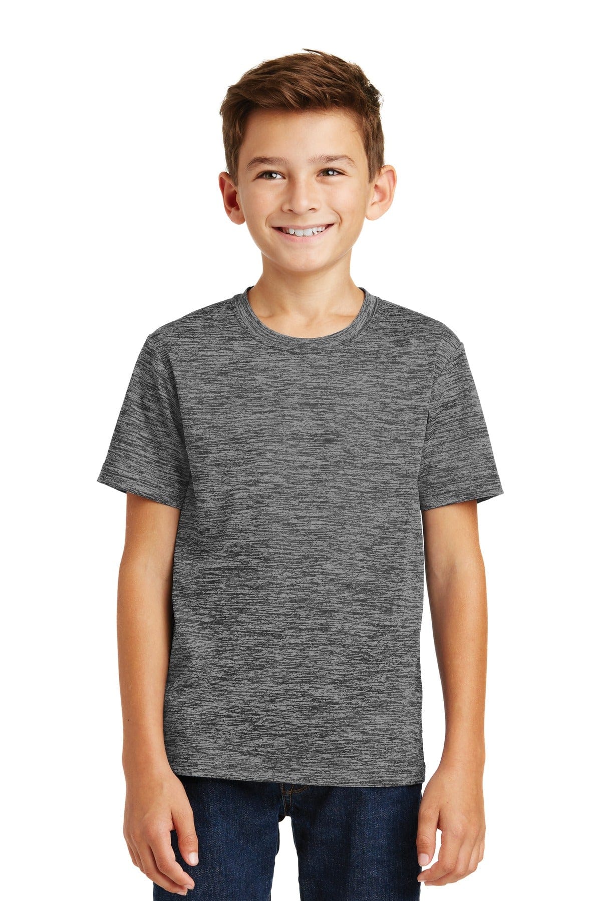 Sport-Tek YST390 Youth PosiCharge Electric Heather Tee in 