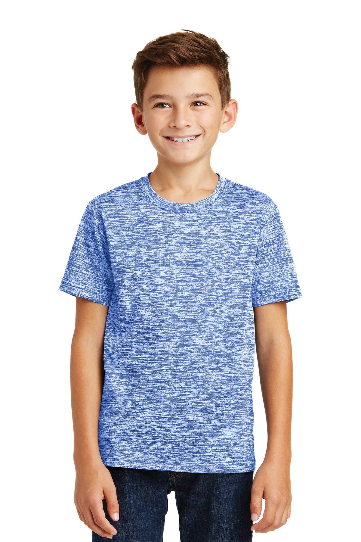 Sport-Tek YST390 Youth PosiCharge Electric Heather Tee in 