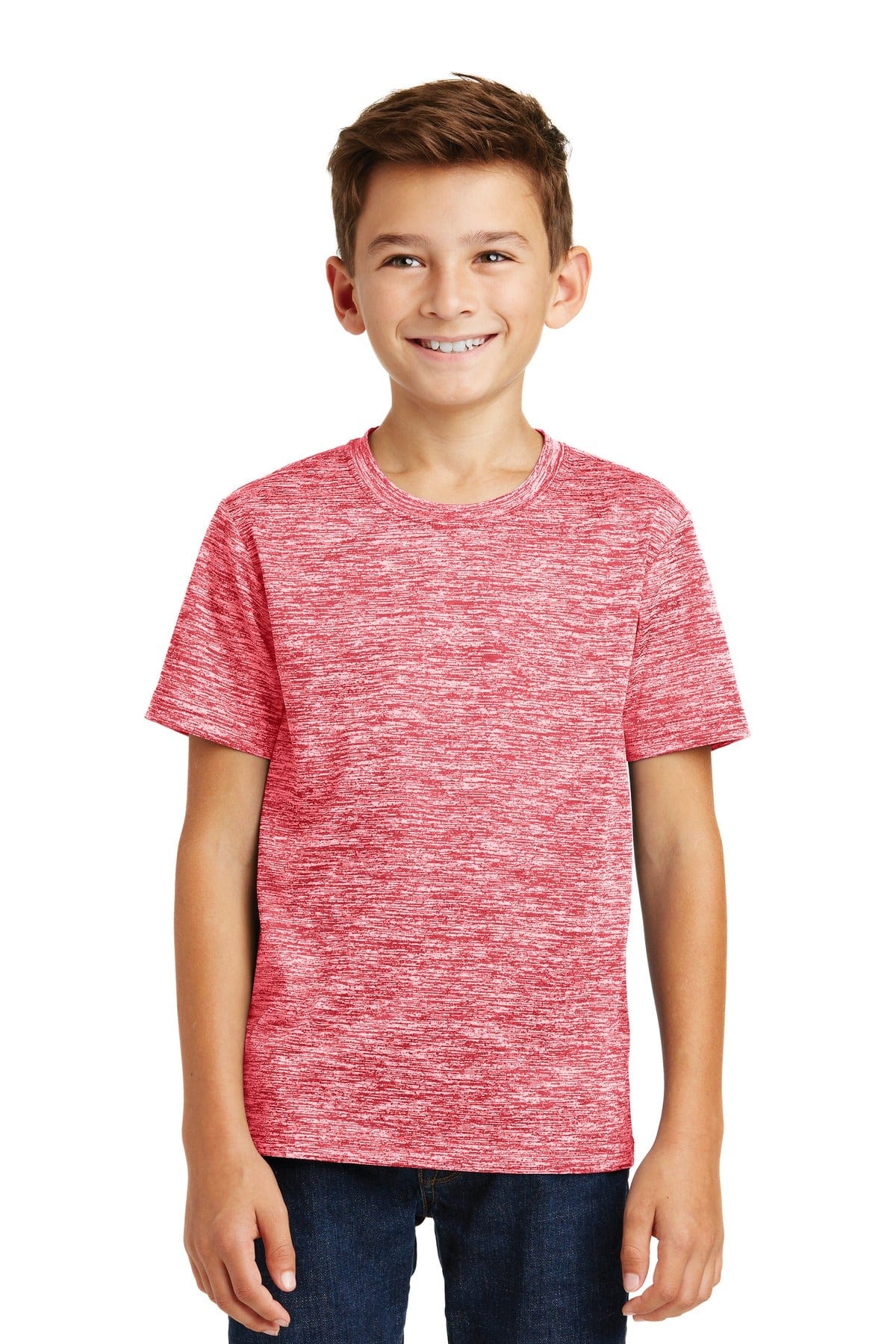 Sport-Tek YST390 Youth PosiCharge Electric Heather Tee in 