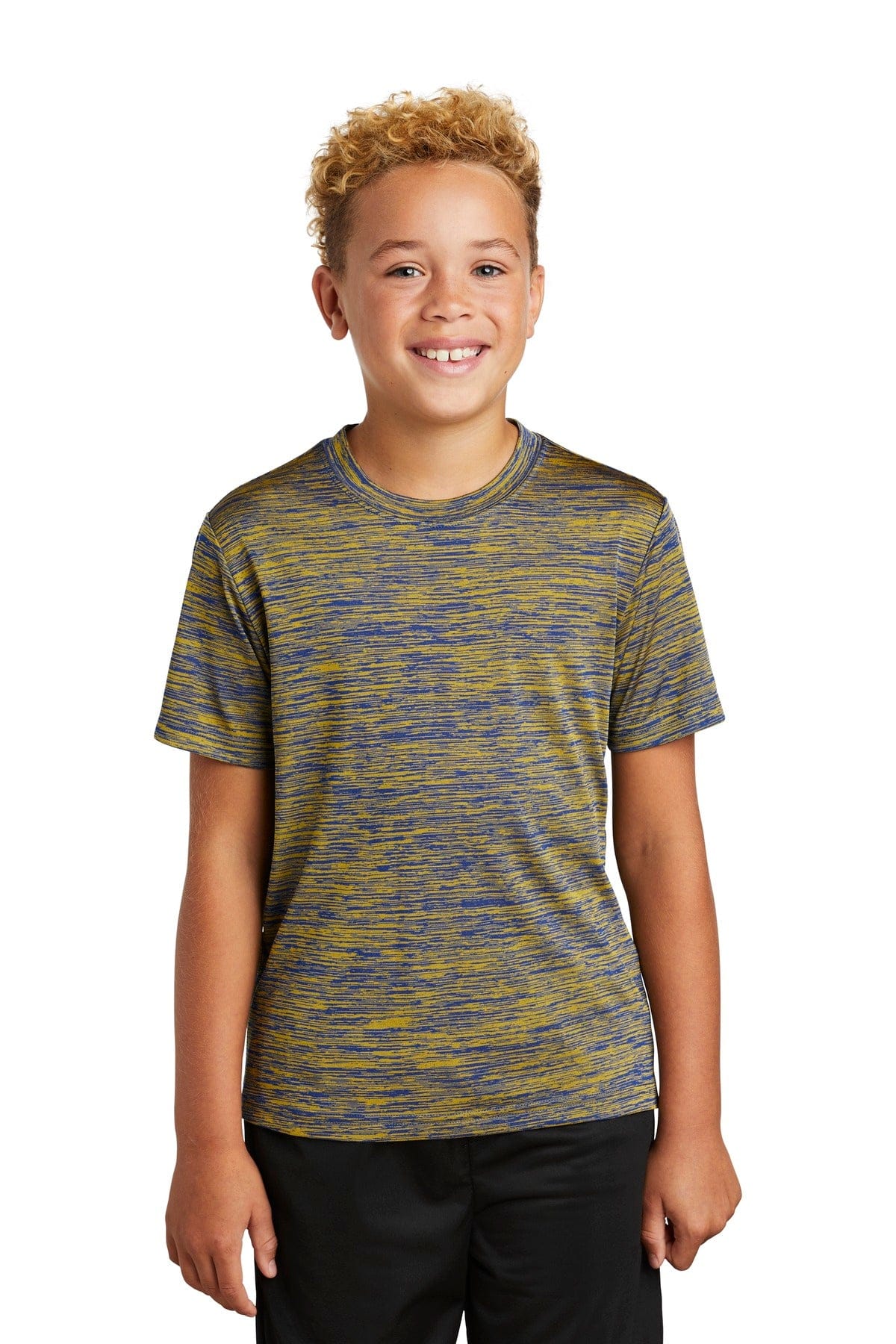 Sport-Tek YST390 Youth PosiCharge Electric Heather Tee in 