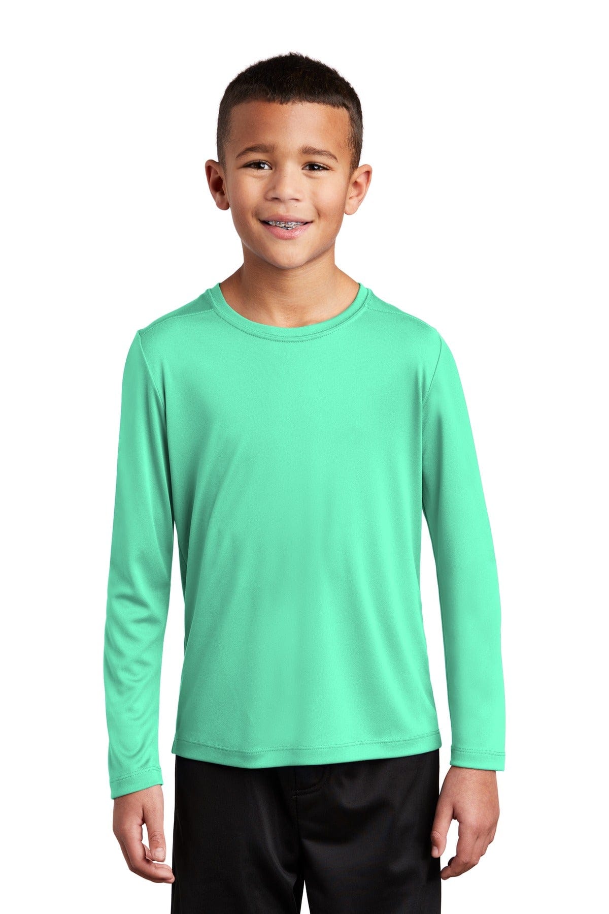Sport-Tek T-Shirts Sport-Tek YST420LS Youth Posi-UV Pro Long Sleeve Tee